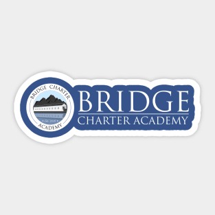 Bridge Charter Academy (White Logo) Sticker